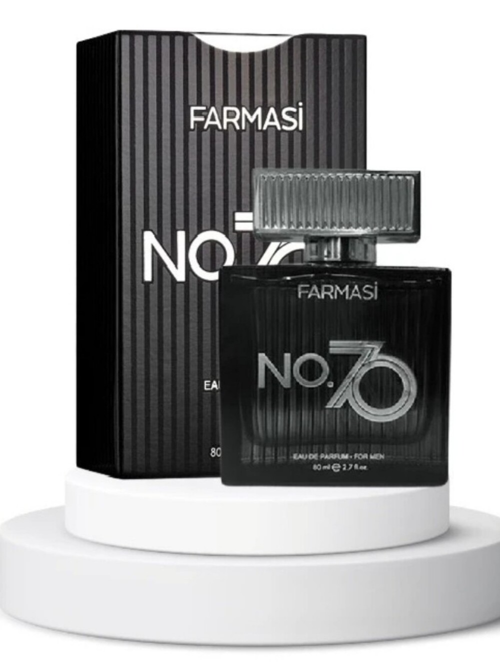 Farmasi No. 70 Men's Eau de Parfum - Black and Silver